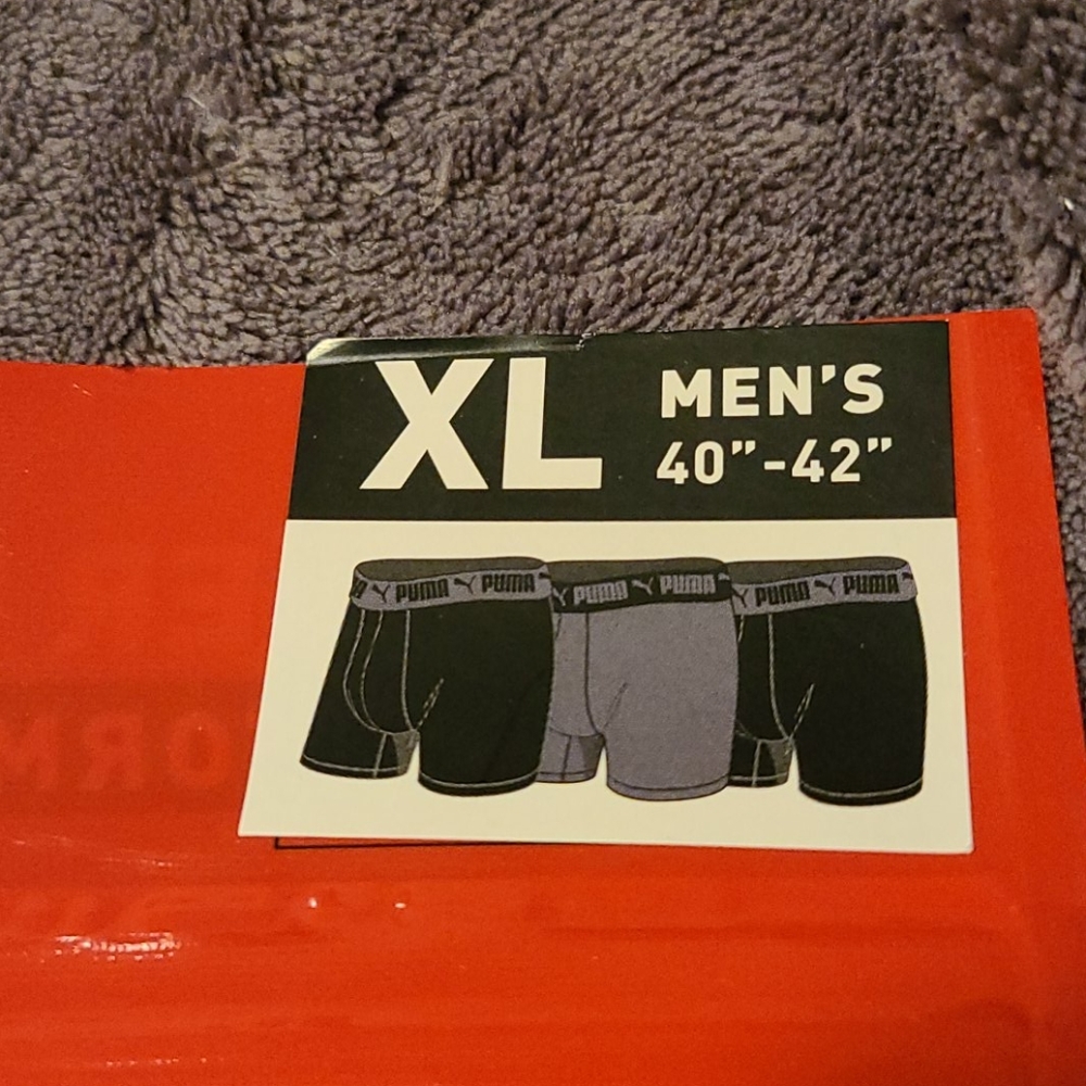 Mens 3Pk of PUMA XL Boxer Briefs NIP - Picture 3 of 13